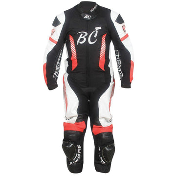 Mens Motorcycle Full Suit CE approved Full Protection Genuine Cowhide Leather - biznimart